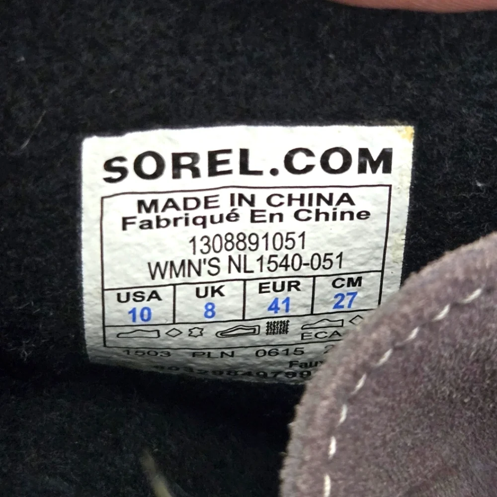 Sorels Women's Fur-Lined Winter Boots - Brown and Black size 10 - Picture 6 of 6